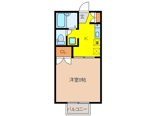 シャトルハイツの物件間取画像